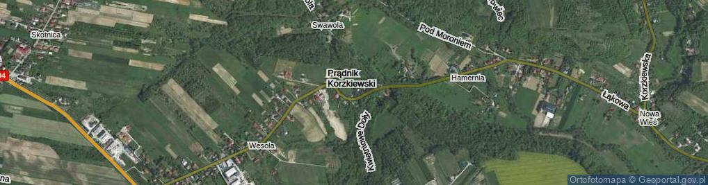 Zdjęcie satelitarne Nad Hamernią ul.